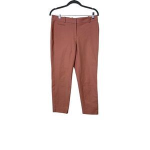 White House Black Market Women Slim Ankle Pants 6R Pink Rose Casual Comfy Preppy